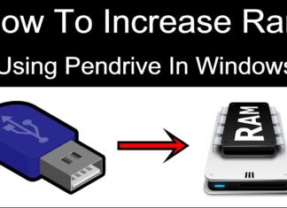 How To Use Pendrive As Ram In Windows XP 7 8 10