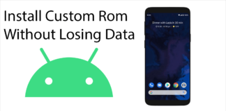 Install Custom ROM Without Losing Data