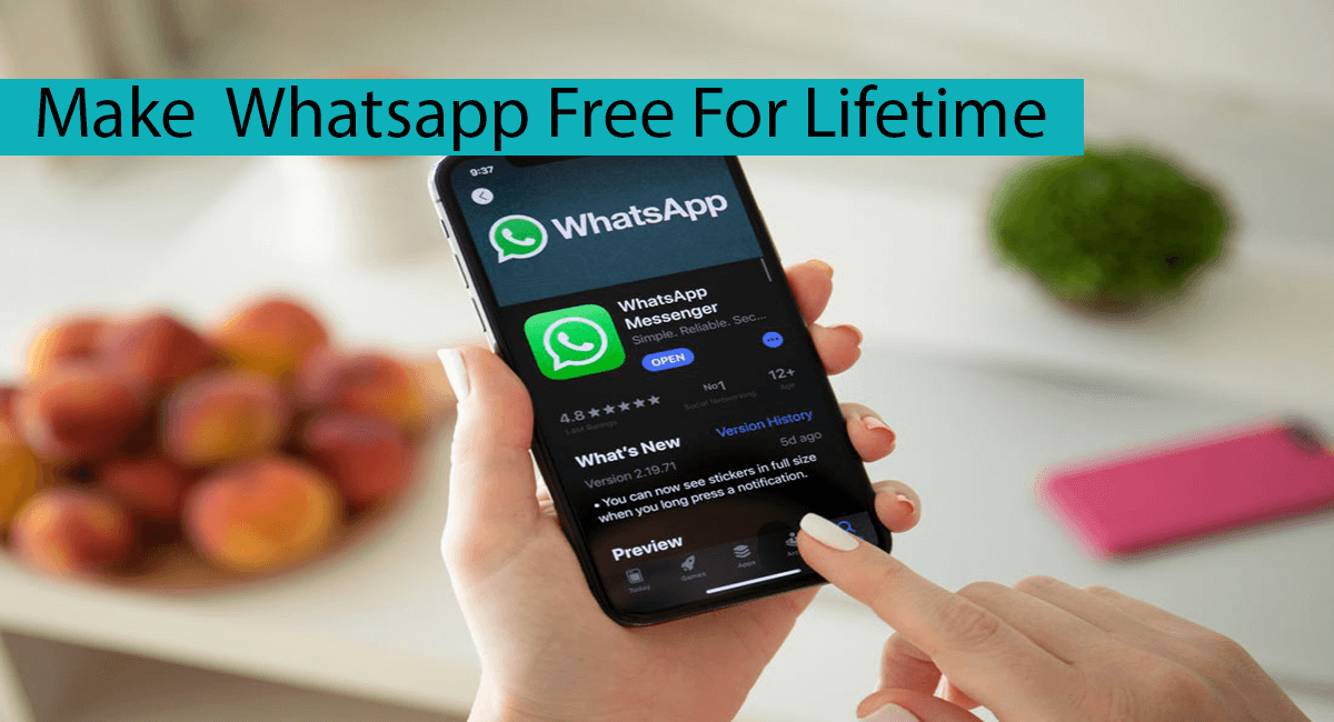How To Use Whatsapp Free For Lifetime – (Working)