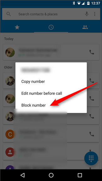 block spam calls dialer