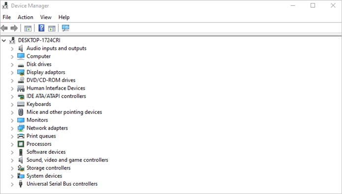 Device Manager Graphic Utility