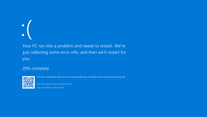 Windows Blue Screen Error Code