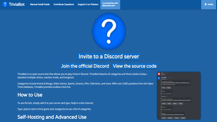 10+ best bots for discord trivia bot