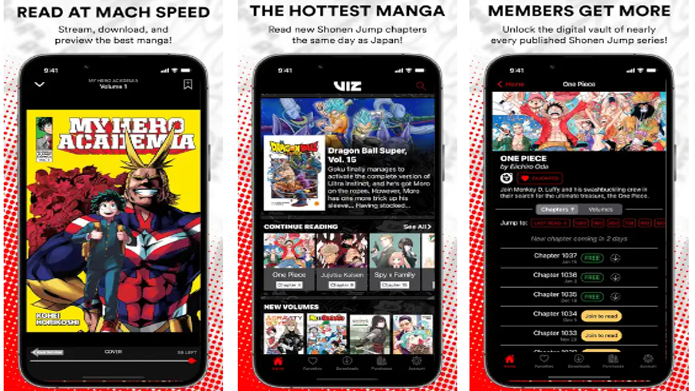 manga apps for android viz manga