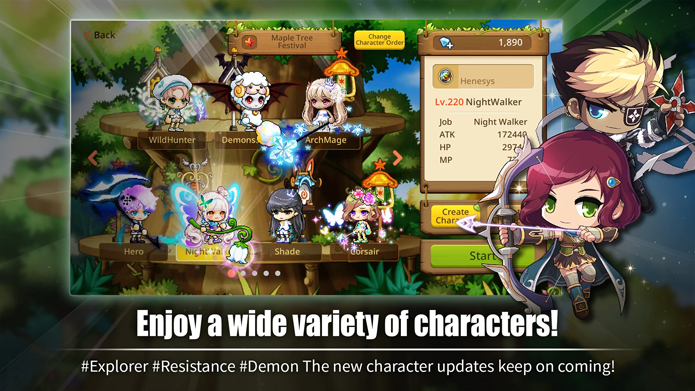 mmorpg for android maple story m fantasy