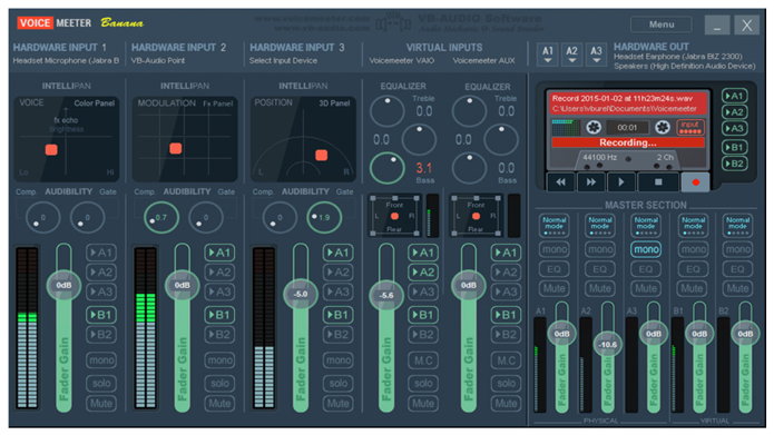 programs like voicemeeter banana