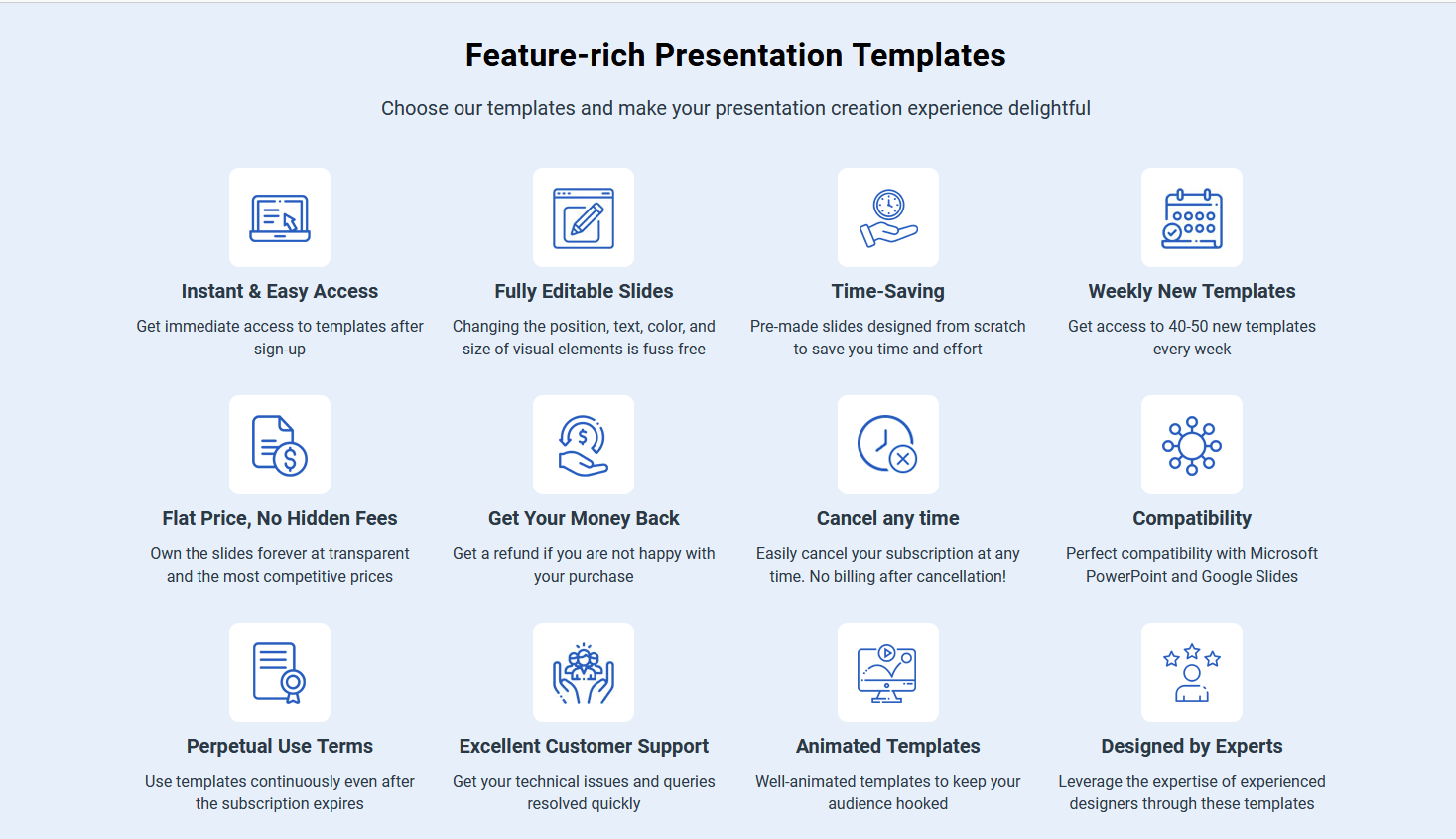 Feature Rich Presentation Templates 